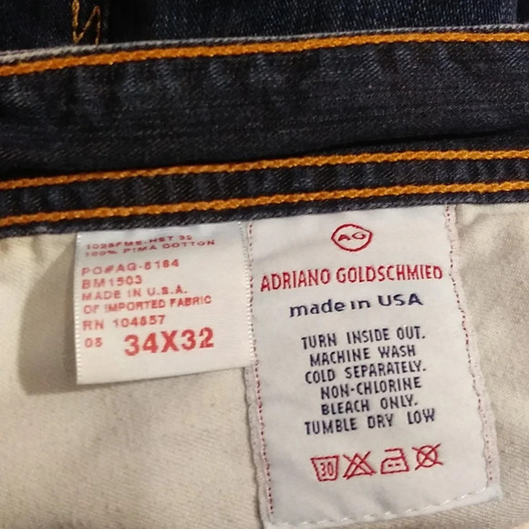 AG The Prime men’s straight leg jeans size 34/32 - Picture 7 of 7